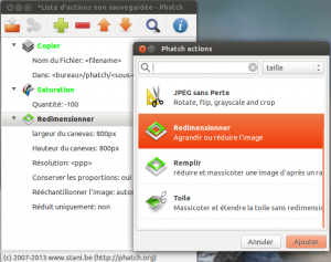 L'interface de Patch